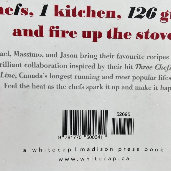 3 Chefs The Kitchen Men Cookbook Michael Bonacini Massimo Capra Jason Parsons - Picture 9 of 13